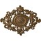 Ekena Millwork Katheryn Ceiling Medallion, Hand-Painted Rubbed Bronze, 22 1/2"W x 30 3/8"H x 1 1/2"P CM30KTRZS - alternate 1